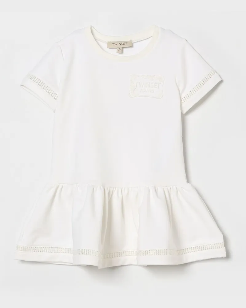 Twin-Set Kleid kinder Weiß