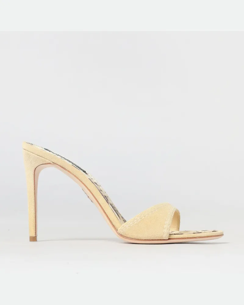 Dsquared2 Mules aus Wildleder Gelb
