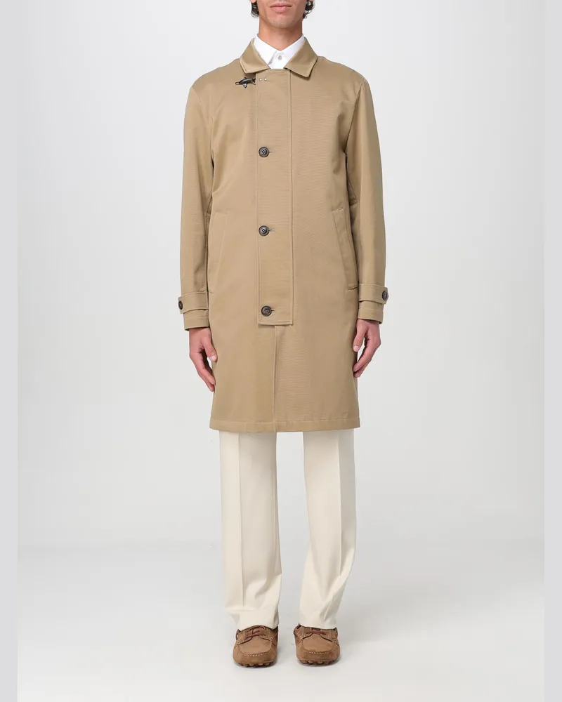 Fay Mantel herren Beige