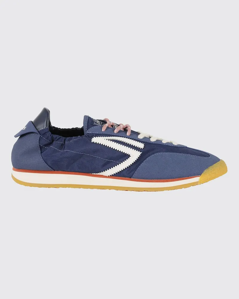 Puraai Panther Sneakers aus Nylon und veganem Leder Blau