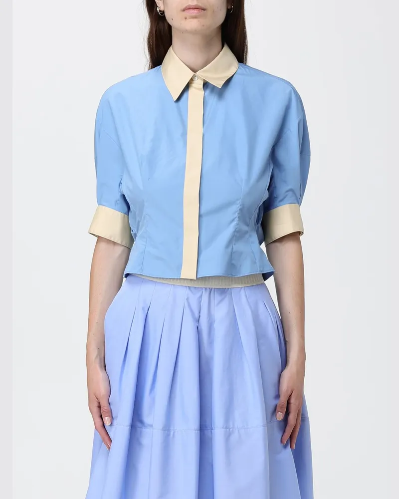 Marni Hemdbluse damen Hellblau