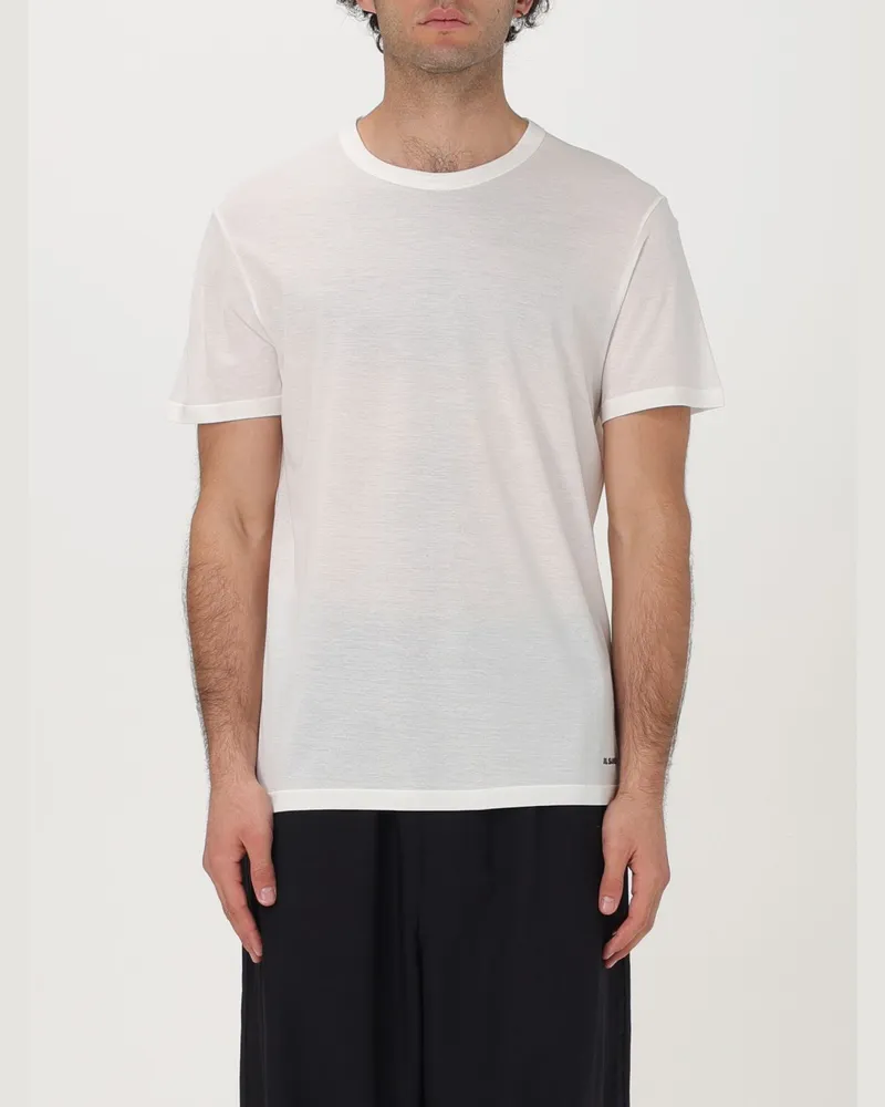 Jil Sander T-shirt herren Weiß