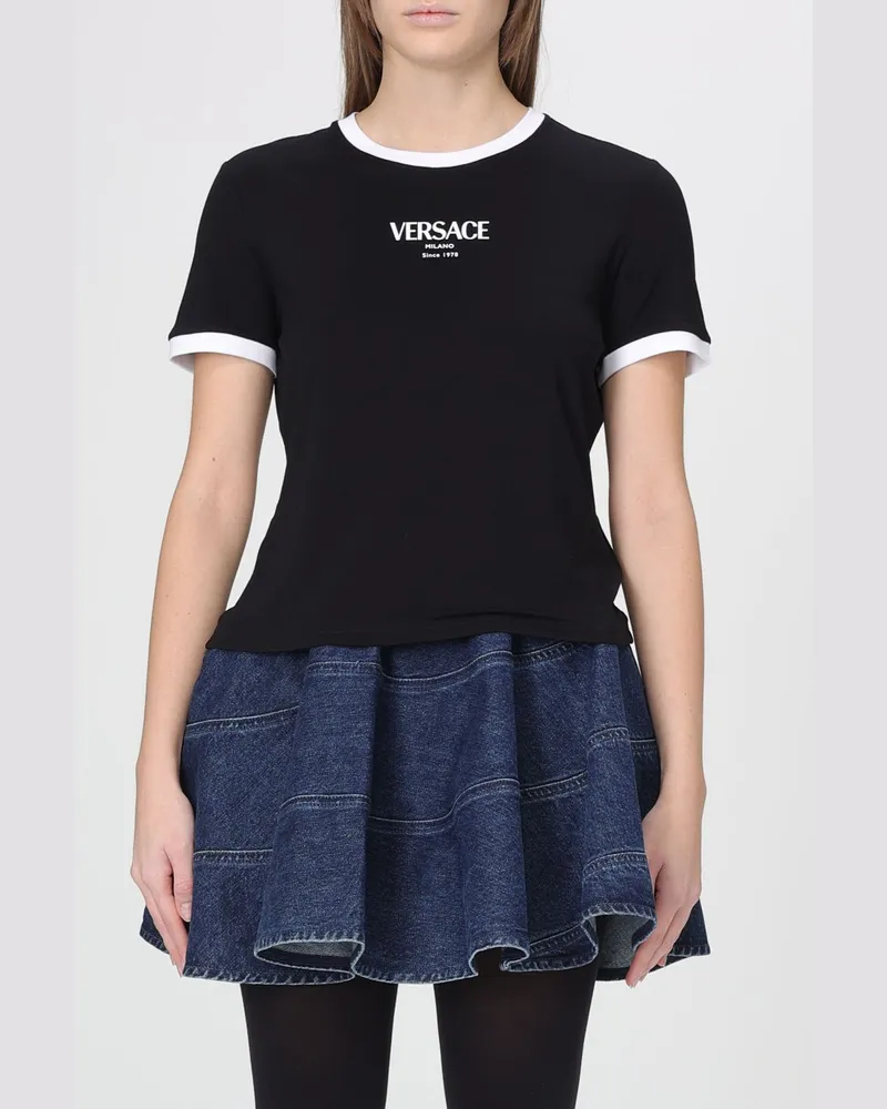 Versace T-shirt damen Schwarz