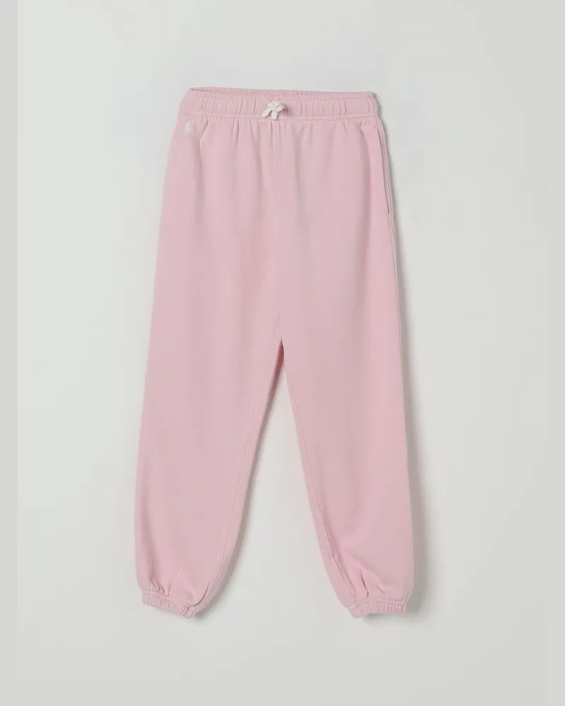 Ralph Lauren Baumwoll Jogginghose mit Logo Pink