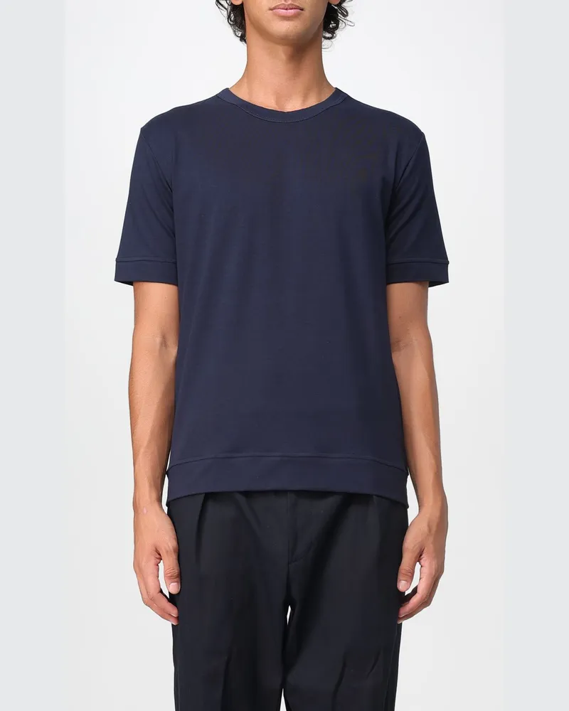 Paolo Pecora Milano T-shirt herren Blau