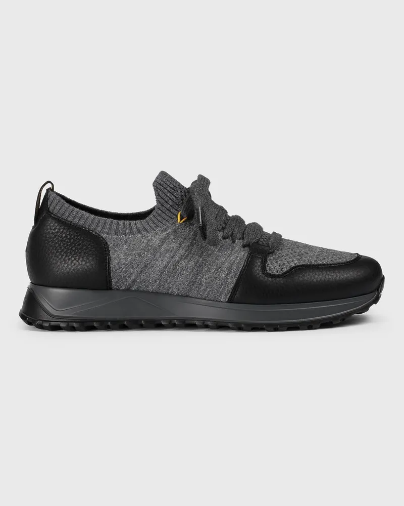 Doucal´s Sneakers herren Charcoal