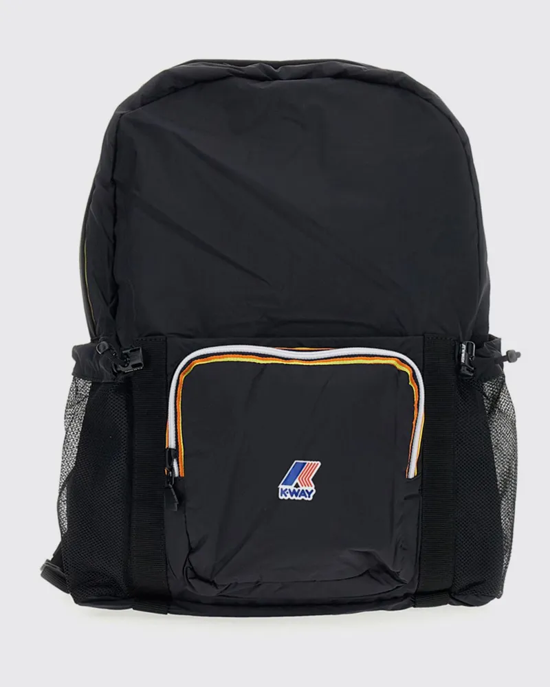 K-Way Le Vrai 4.0 Rucksack aus recyceltem Stoff mit Laptoptasche Schwarz