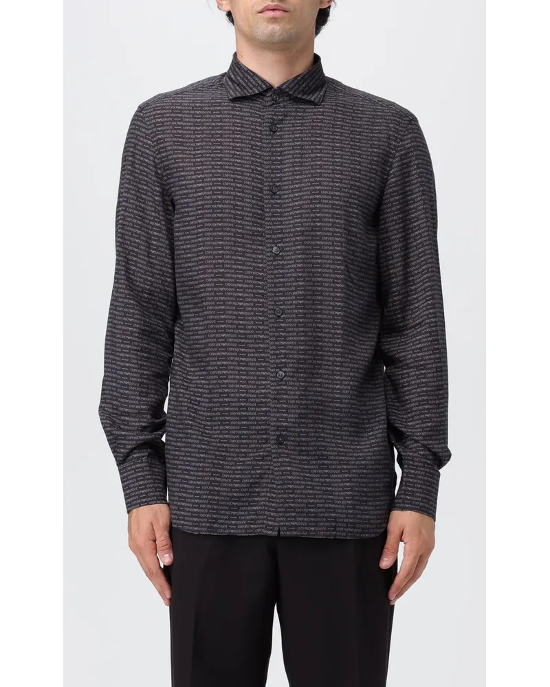 Emporio Armani Hemd herren Schwarz