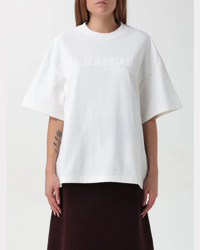 Jil Sander T-shirt damen Weiß