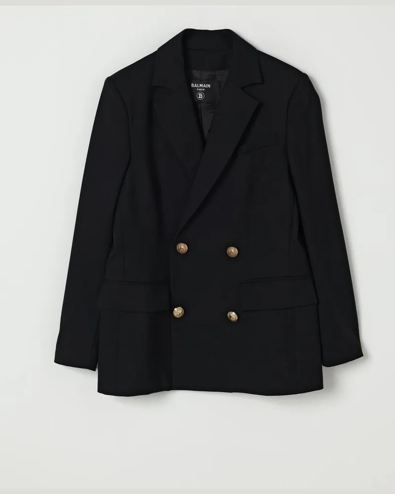 Balmain Jacke kinder Schwarz