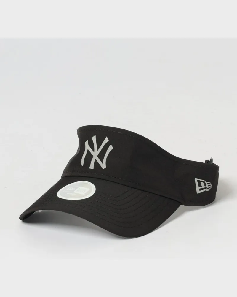 New Era 9Twenty NY Yankees Polyester-Visier mit gesticktem Logo Schwarz