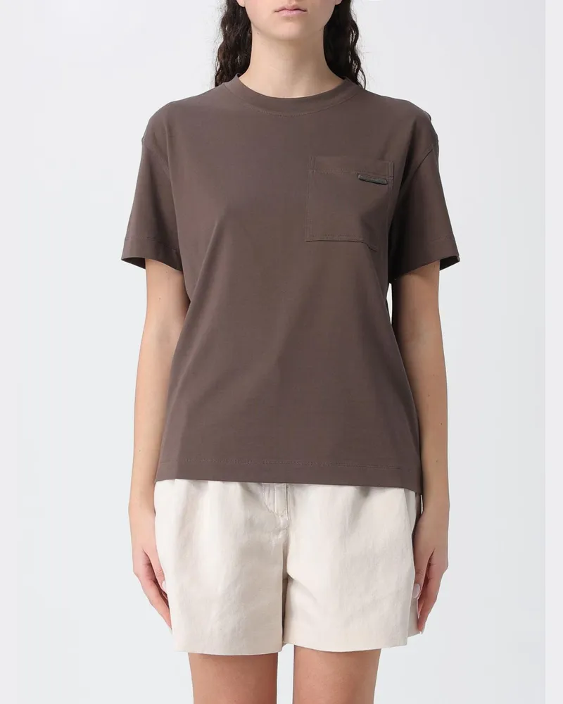 Brunello Cucinelli T-shirt damen Braun