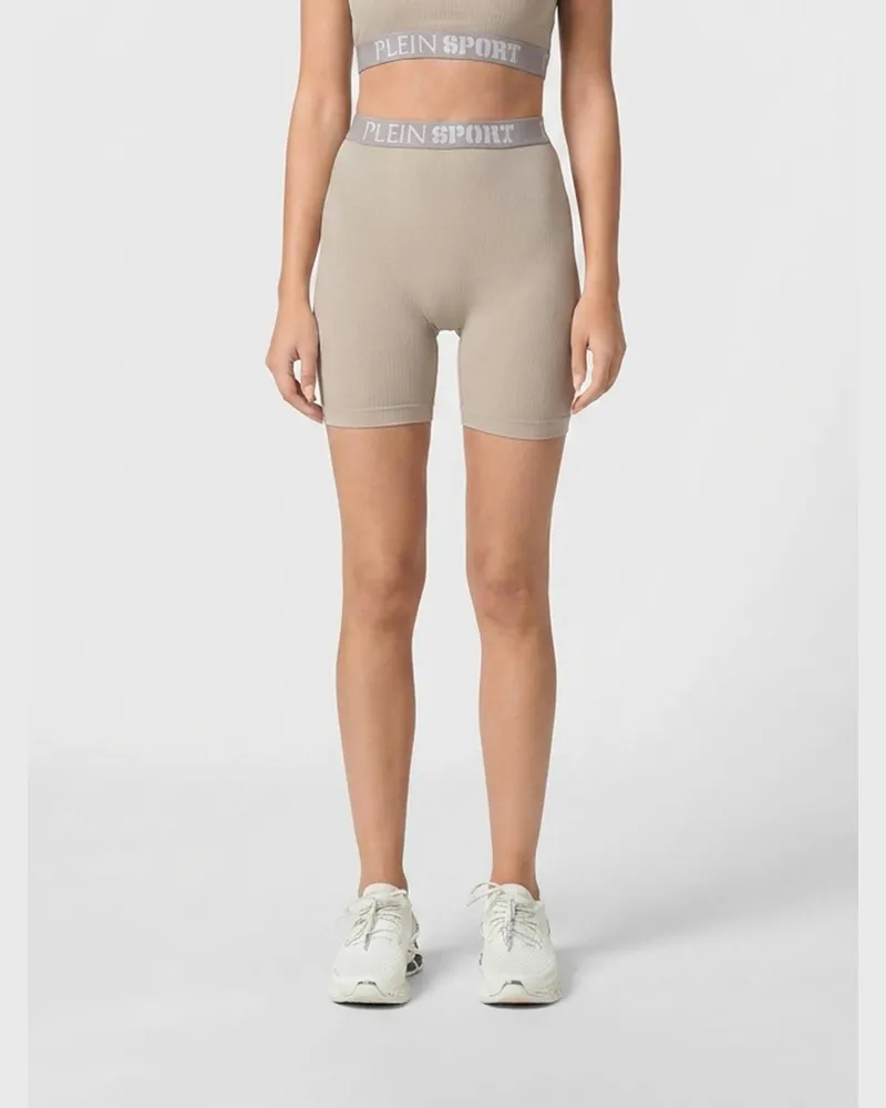 Philipp Plein Shorts aus technischem Stretch-Gewebe Grau