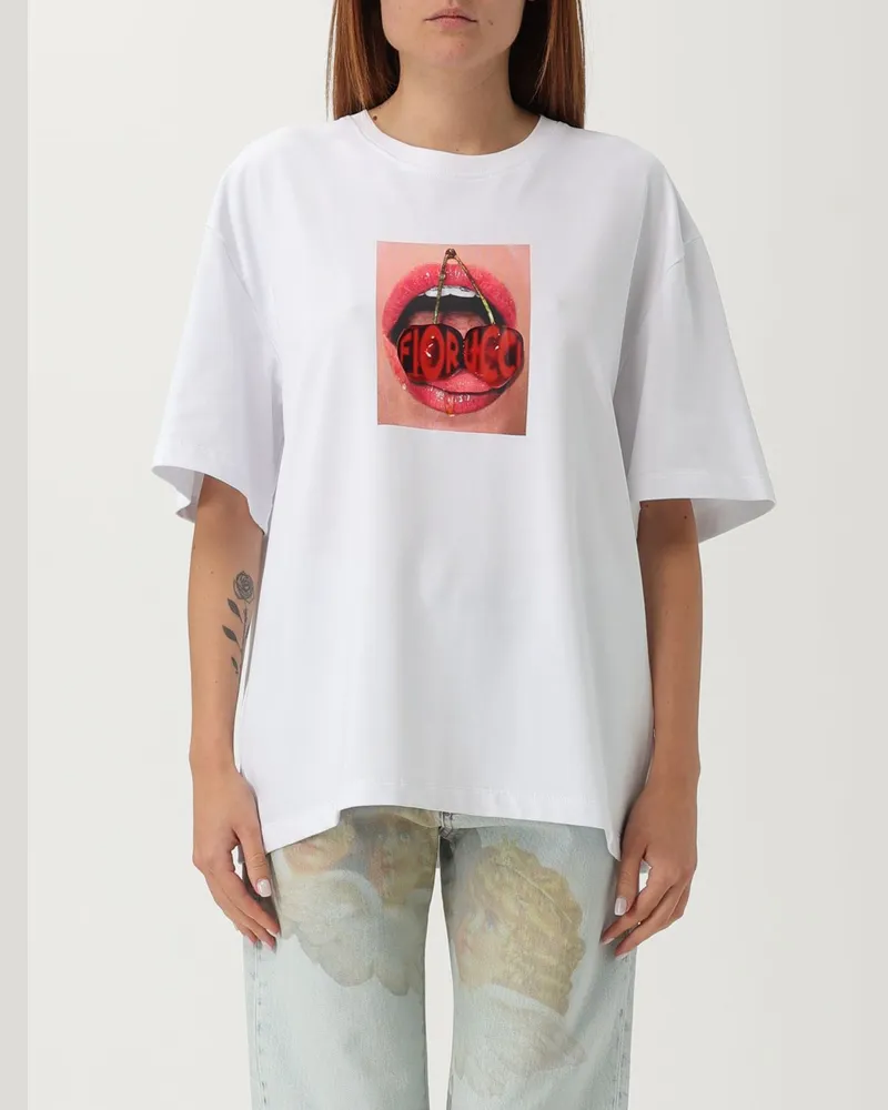 Fiorucci T-shirt damen Weiß