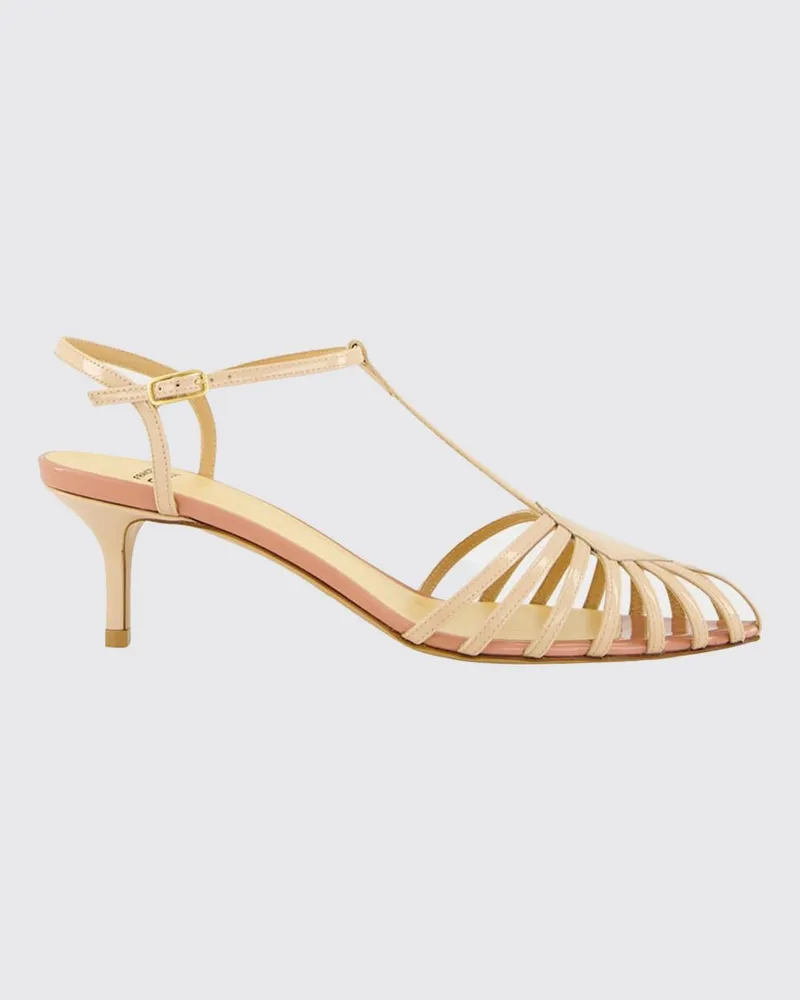Francesco Russo Sandalen mit absatz damen Beige