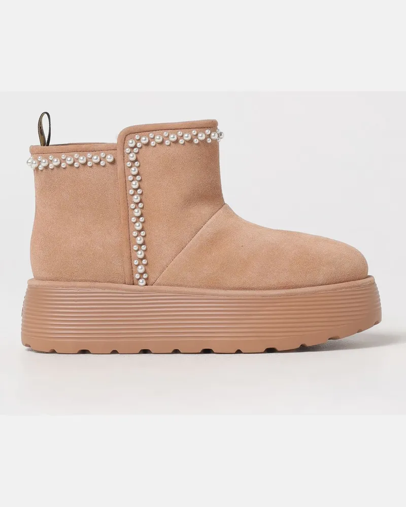 Stuart Weitzman Flache stiefeletten damen Beige