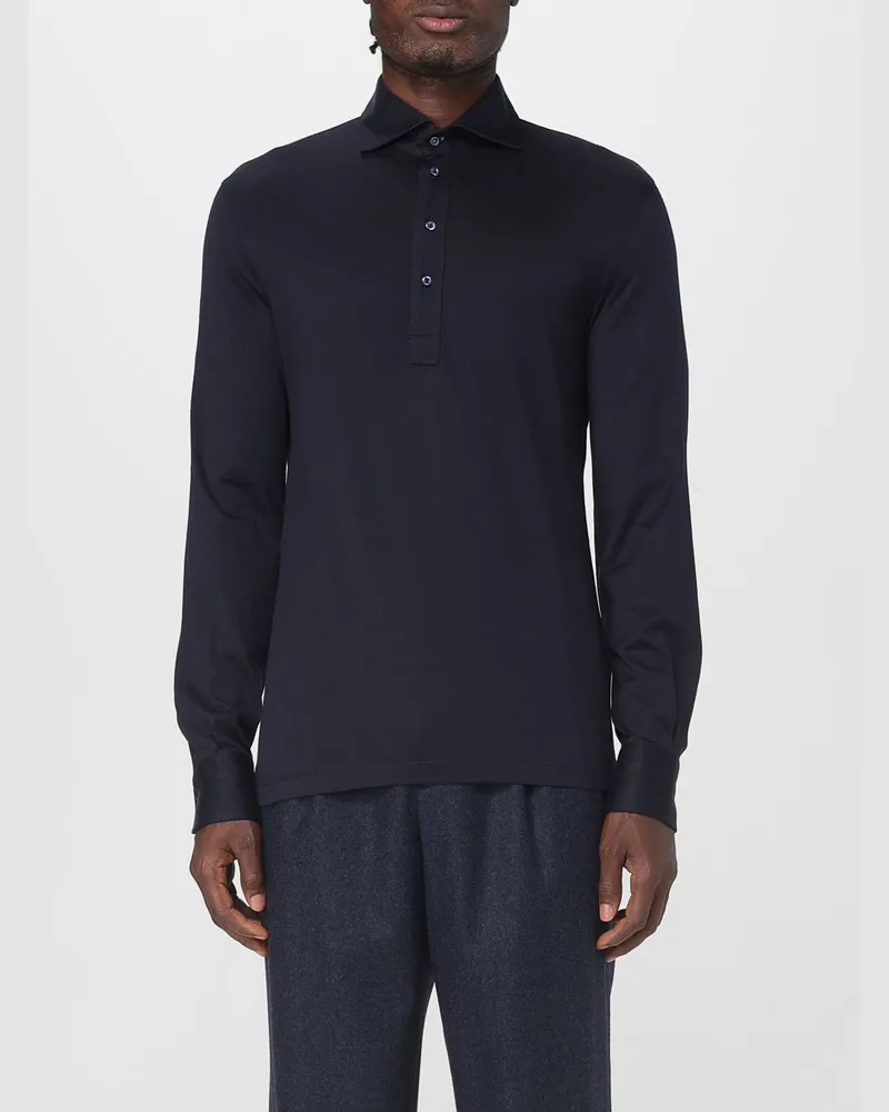 Brunello Cucinelli Polo herren Navy