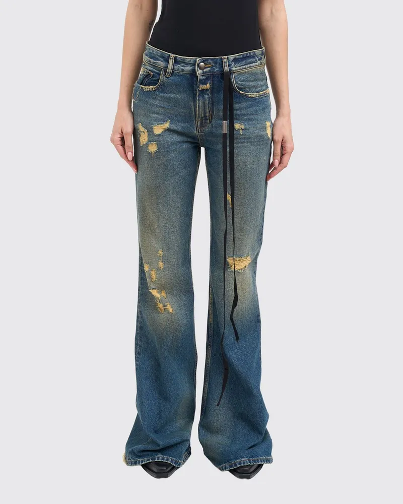 Ann Demeulemeester Jeans damen Blau
