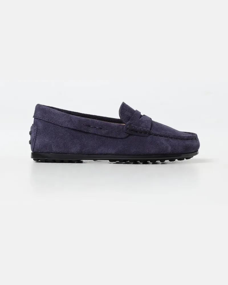 TOD'S Loafer aus Wildleder Blau