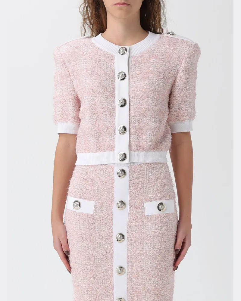 Balmain Strickjacke damen Pink
