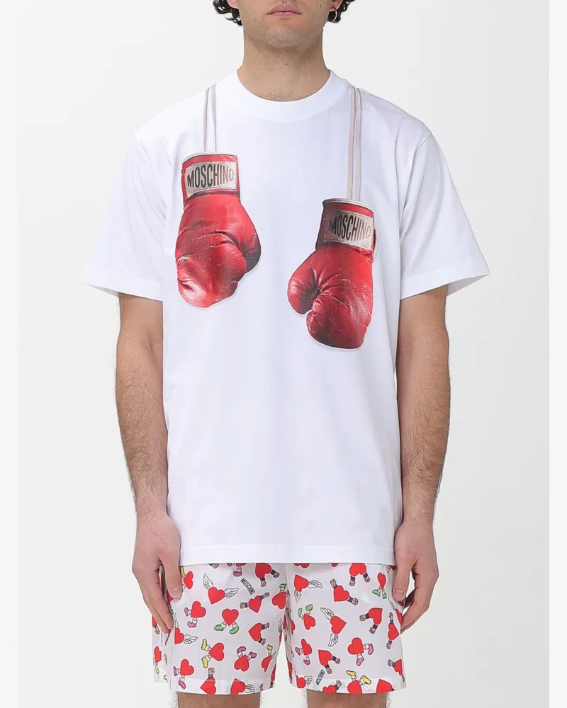 Moschino T-shirt herren Weiß