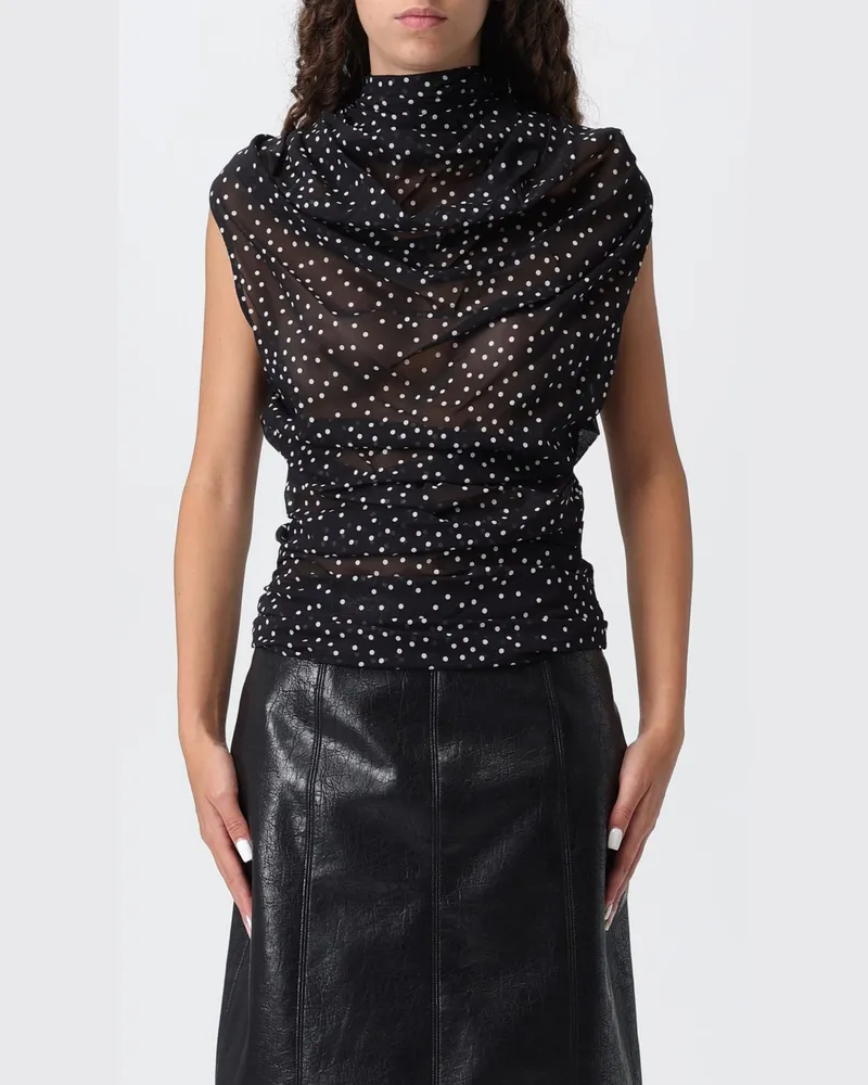 Magda Butrym Top damen Schwarz