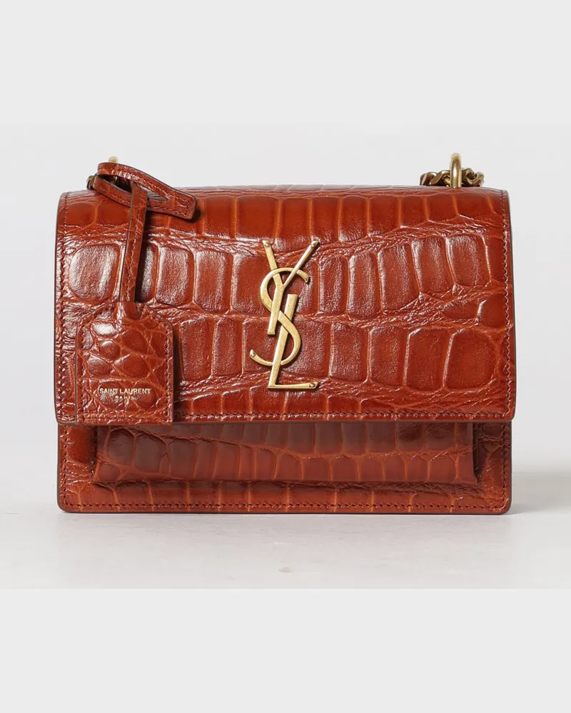 Saint Laurent Schultertasche damen Braun