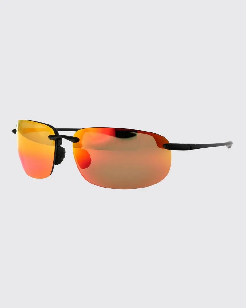 Maui Jim Ho'okipa Xlarge Sonnenbrille aus Acetat Schwarz
