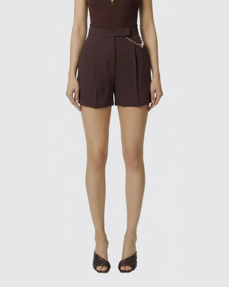 Elisabetta Franchi Shorts damen Braun