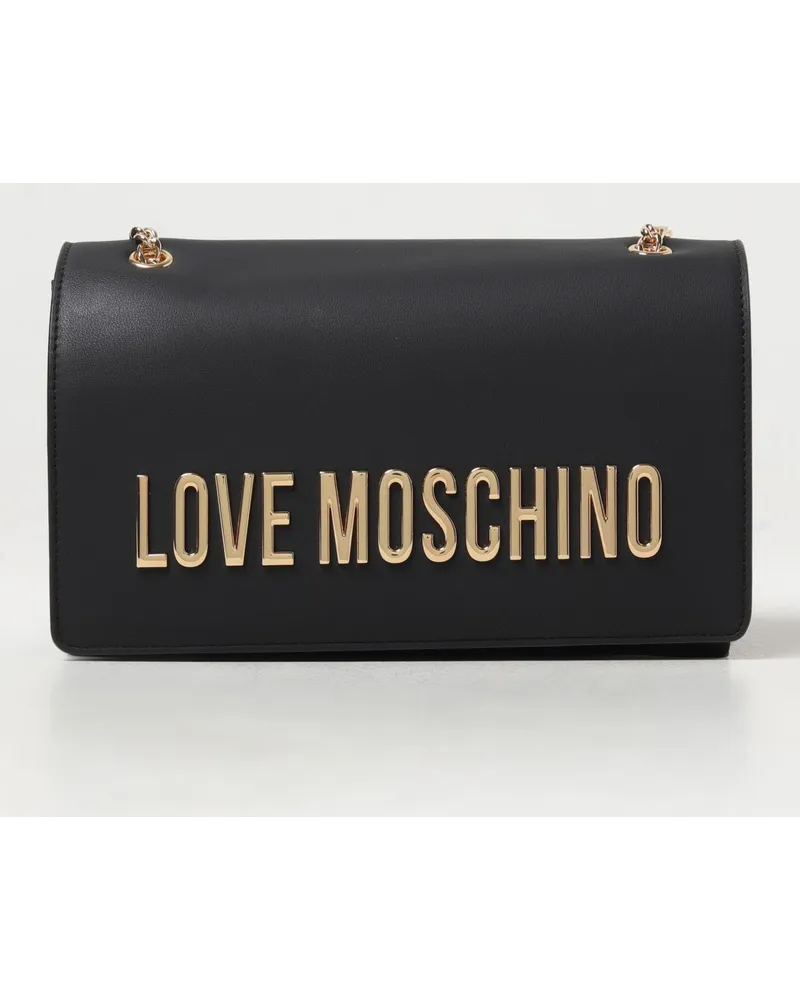 Moschino Schultertasche Schwarz