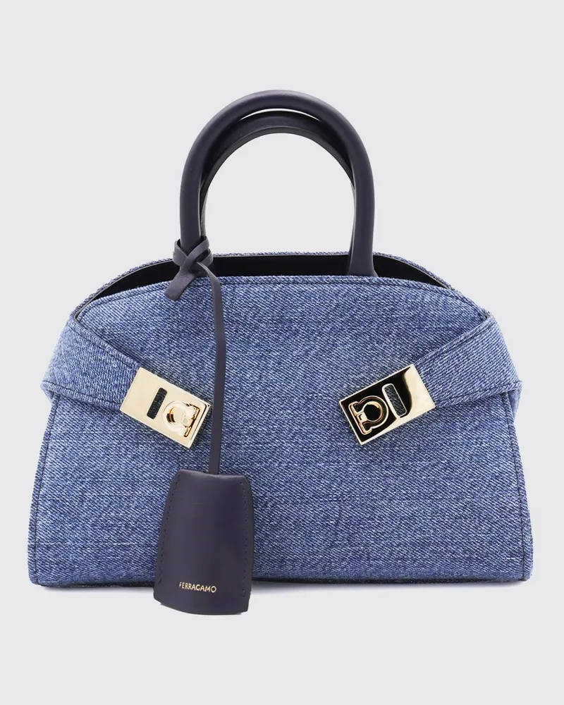 Ferragamo Handtasche damen Blau