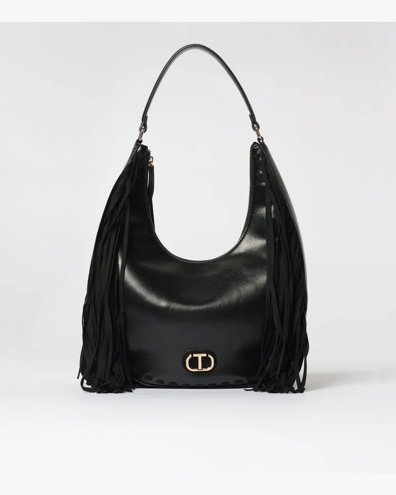 Twin-Set Schultertasche damen Schwarz