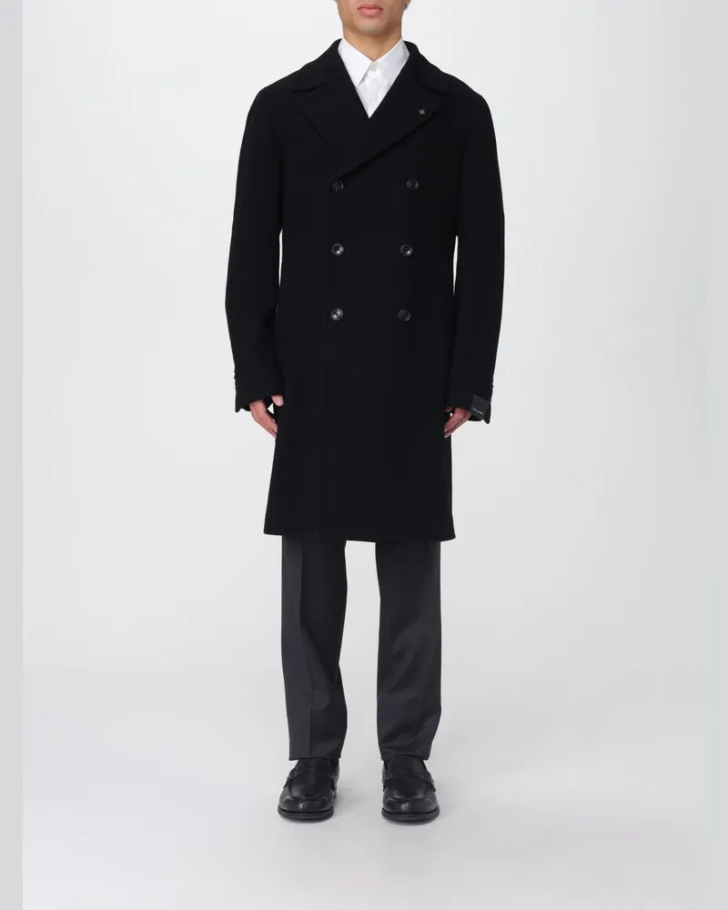 Tagliatore Trenchcoat herren Schwarz