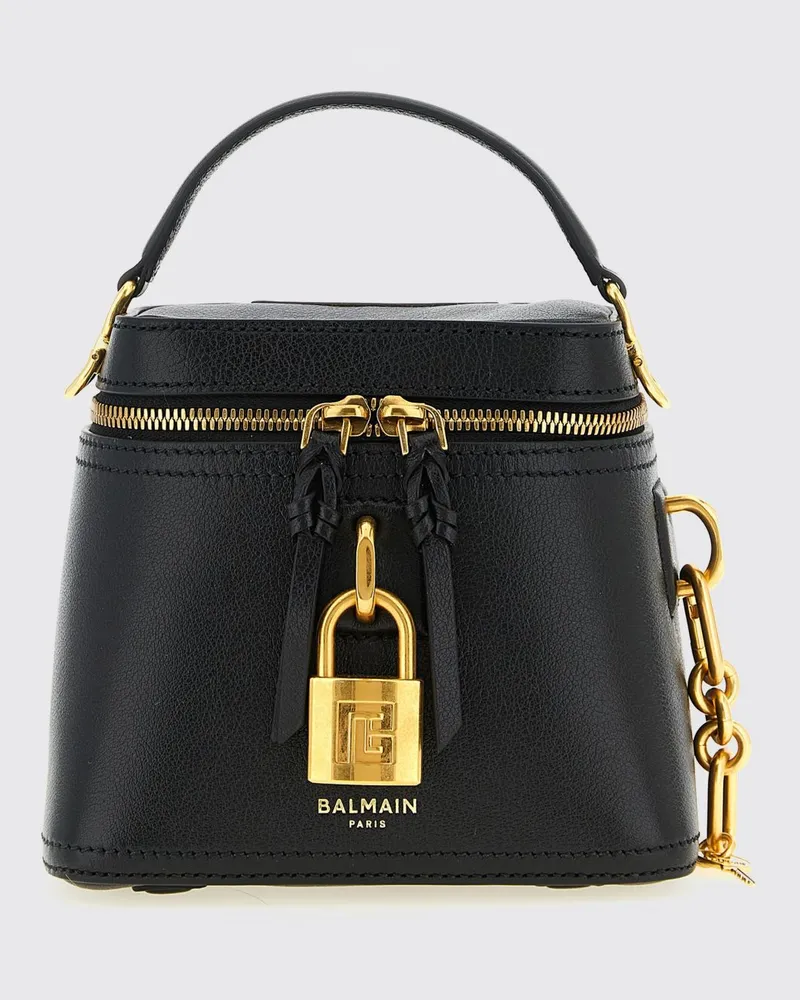 Balmain Schultertasche damen Schwarz