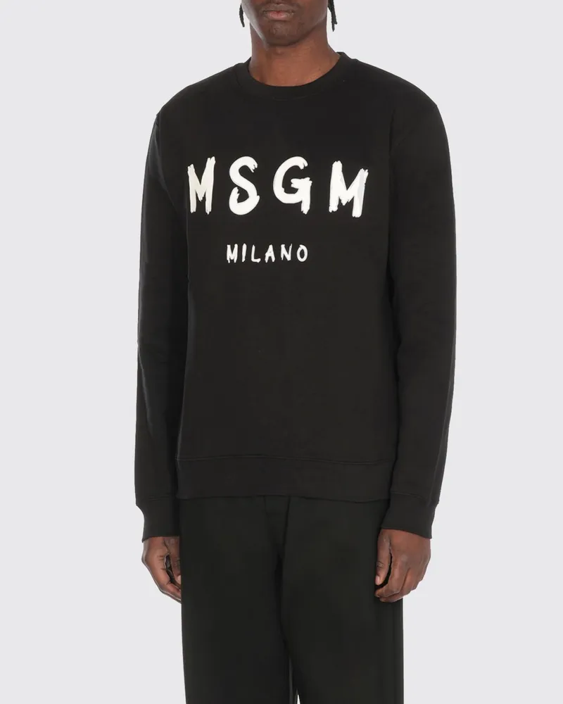 MSGM Sweatshirt herren Schwarz
