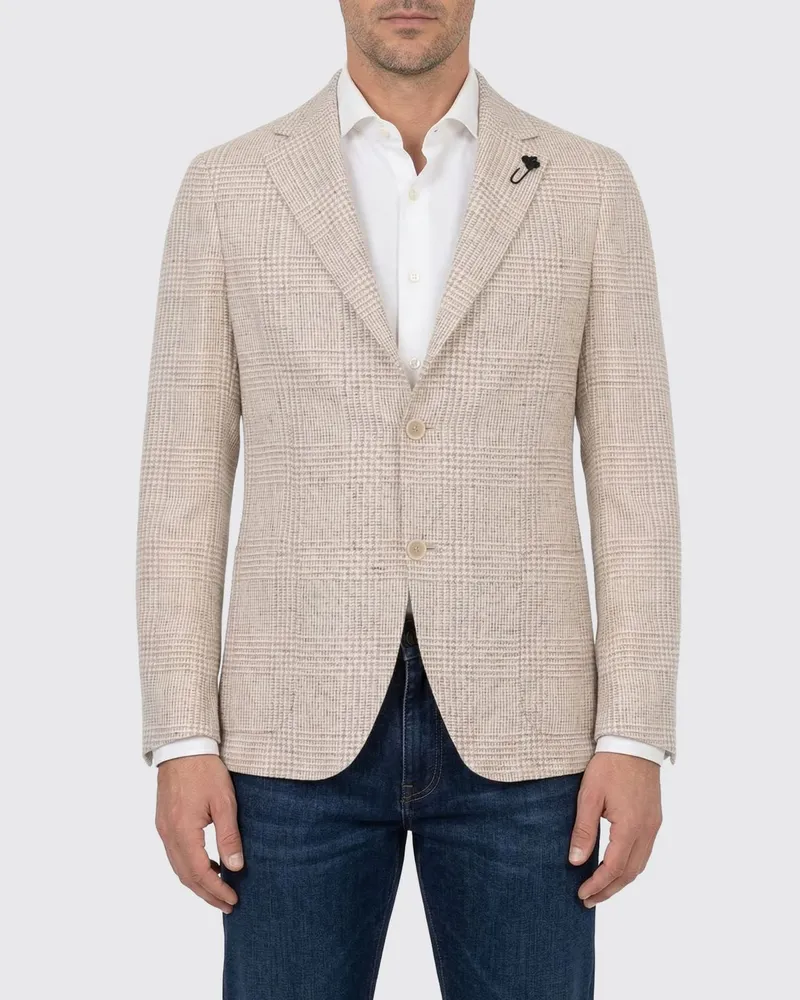 LARDINI Jacke herren Beige