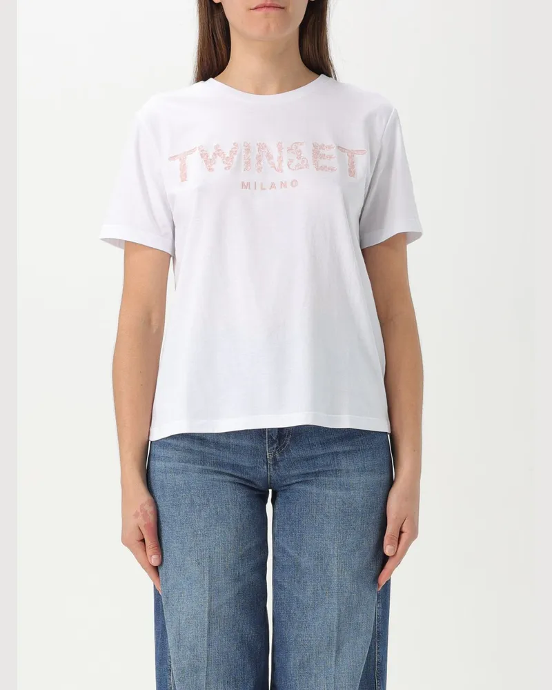 Twin-Set T-shirt damen Weiß