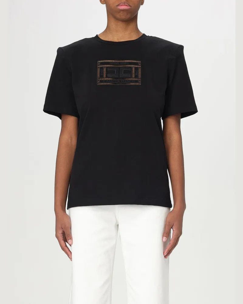 Elisabetta Franchi T-shirt damen Schwarz