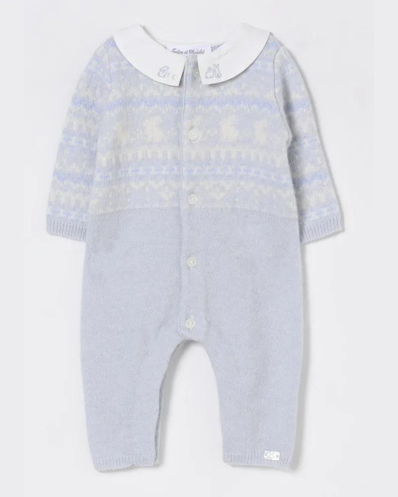 Tartine et Chocolat Strampler kinder Blau