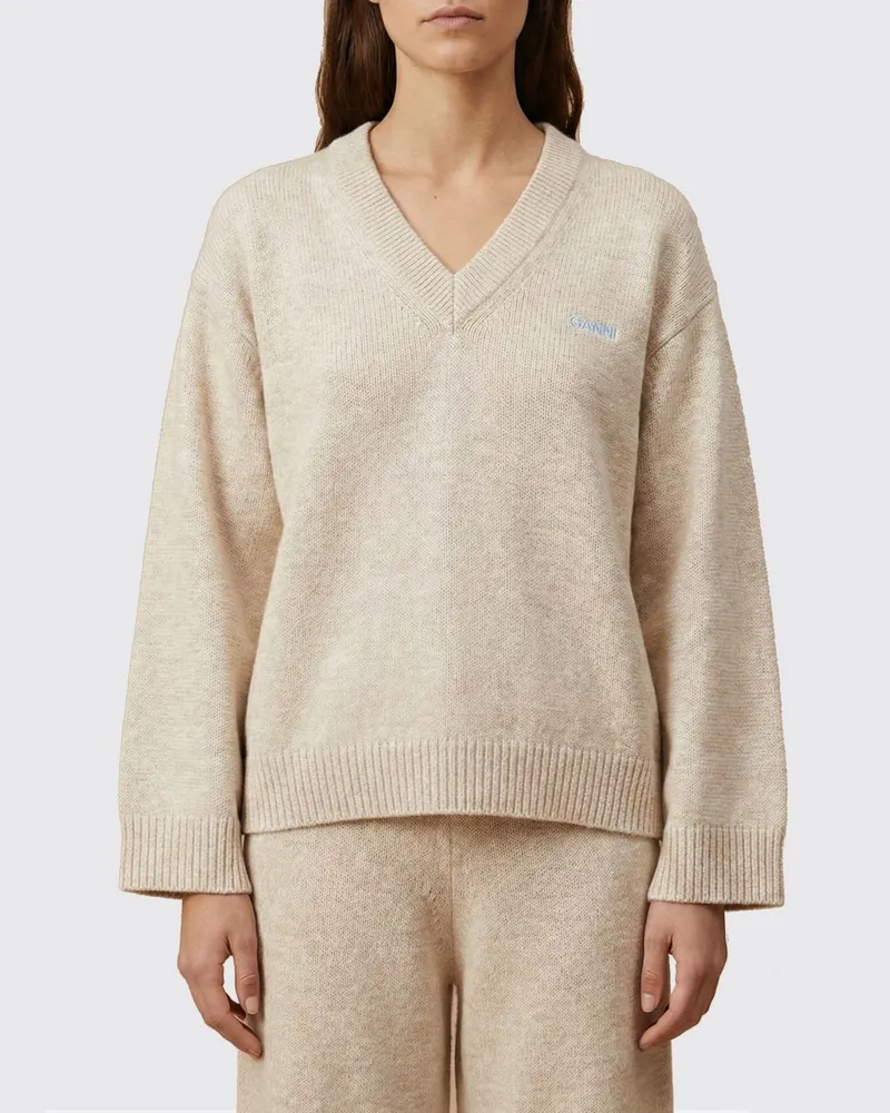 Ganni Pullover damen Beige