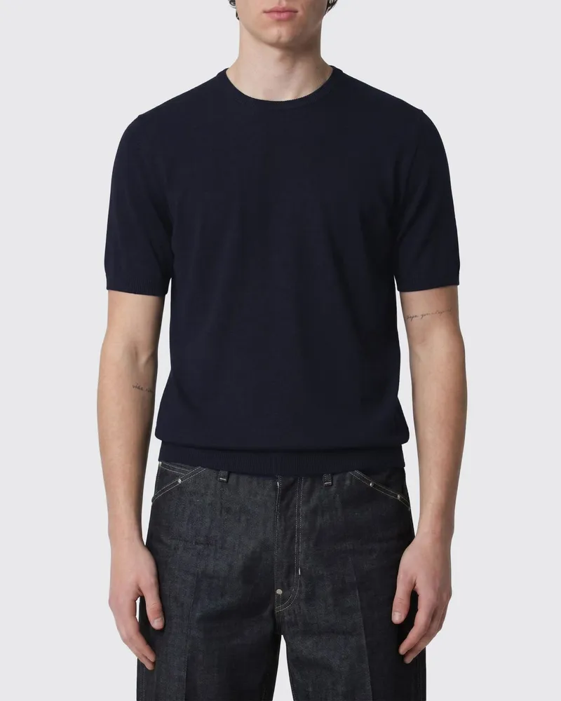 Roberto Collina T-shirt herren Blau