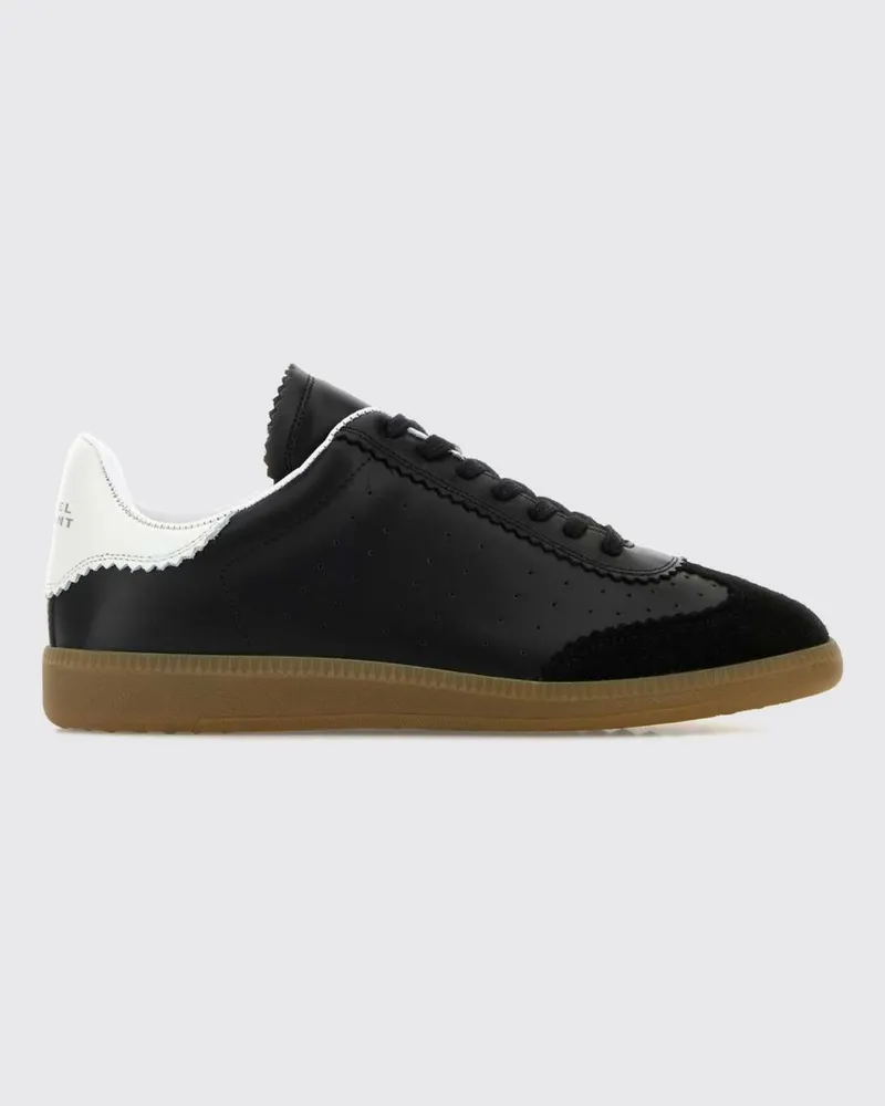Isabel Marant Bryce Bicolor-Leder-Sneakers in Low-Top-Design Schwarz