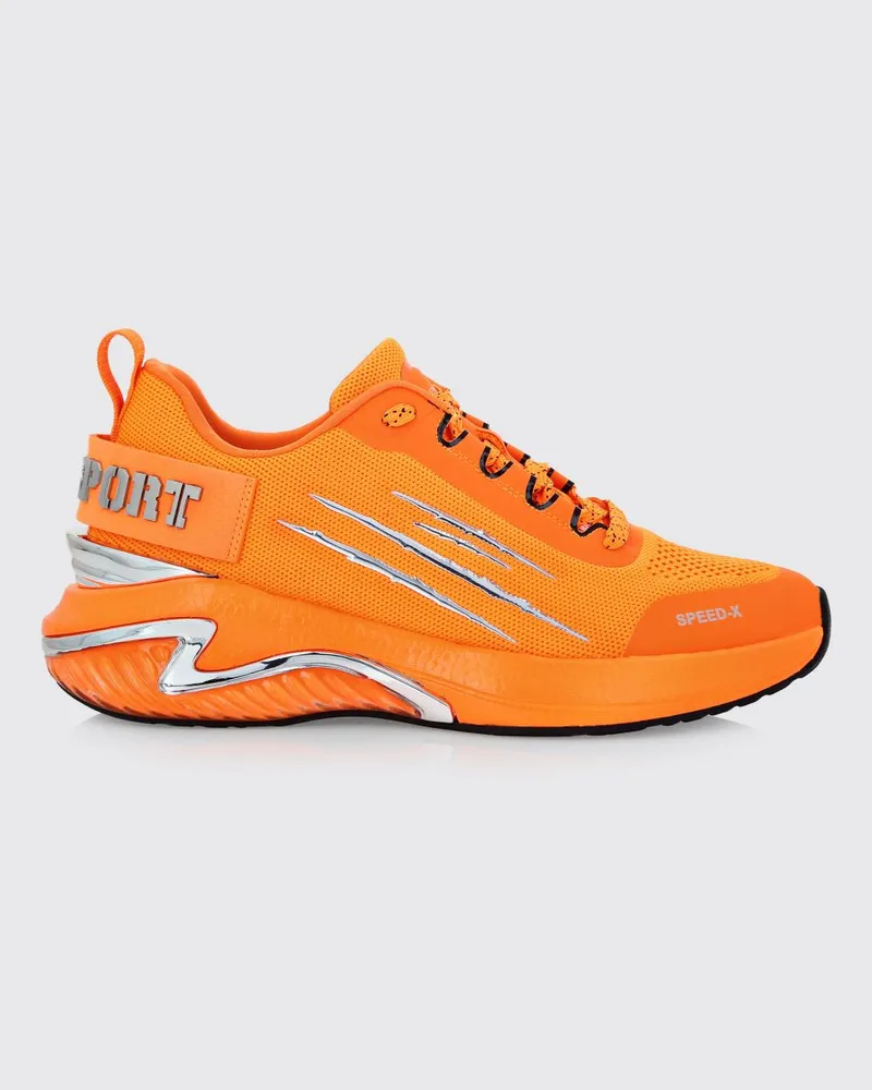 Philipp Plein Mesh-Sneakers Orange