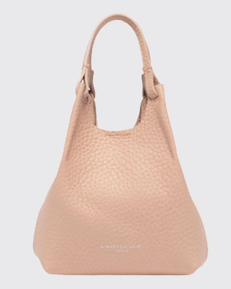 Gianni Chiarini Dua Tasche aus genarbtem Leder Pink