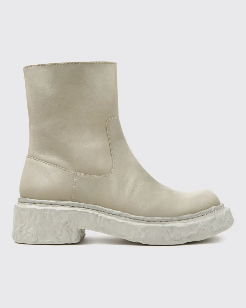 Camper Vamonos Westernstiefel von aus Leder in Used-Optik mit Seitenreißverschluss Bunt