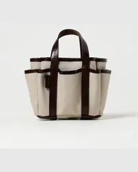 Max Mara Schultertasche Natural