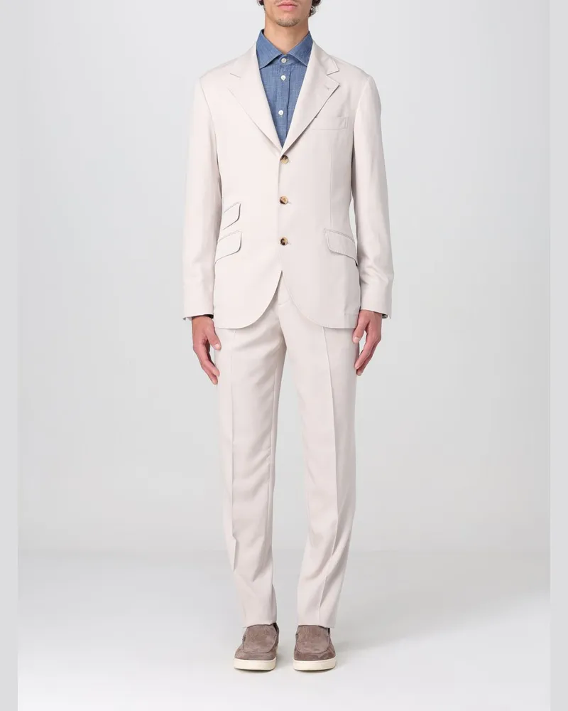 Brunello Cucinelli Anzug herren Beige