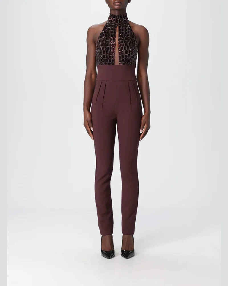 Elisabetta Franchi Jumpsuit damen Weinrot