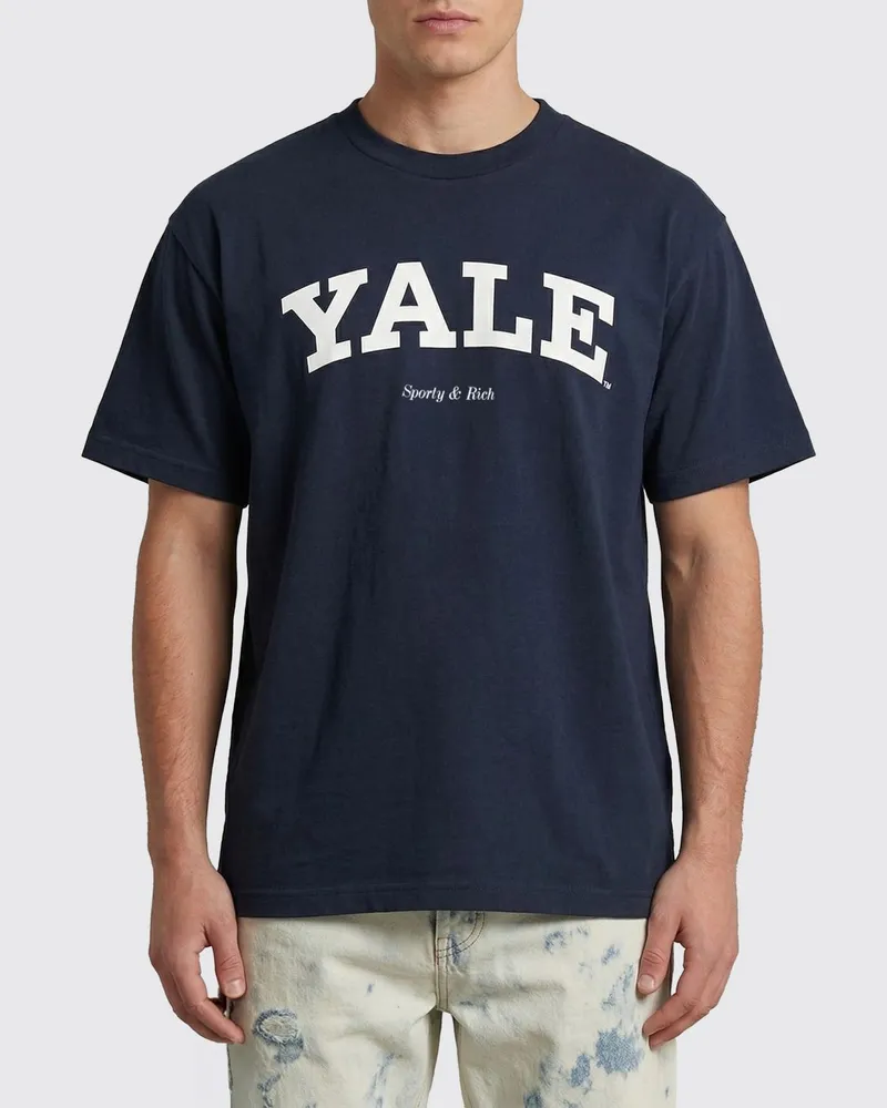 SPORTY & RICH T-shirt herren Sporty & Rich Navy