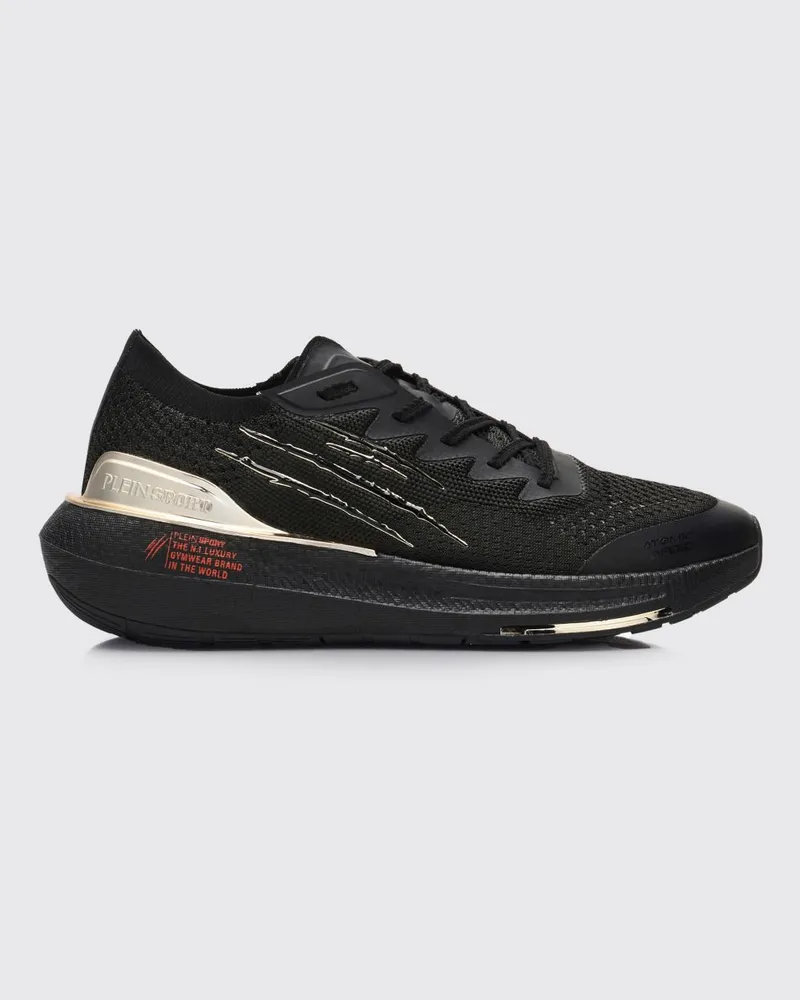 Philipp Plein Sneakers Atomic Speed aus Häkelstrick Schwarz